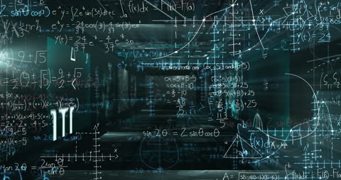Mathematical Equations and Formulas in Virtual Space