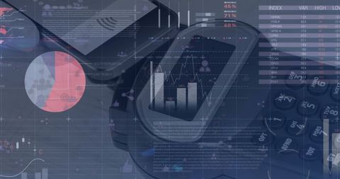 Futuristic Global Technology Interface with Business Data - Download Free Stock Images Pikwizard.com