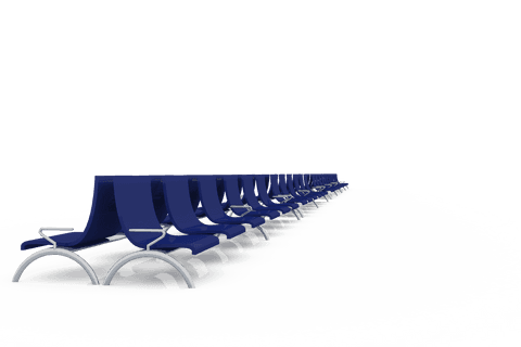 Transparent Waiting Room Seats Illustration for Travel Concept - Download Free Stock Videos Pikwizard.com