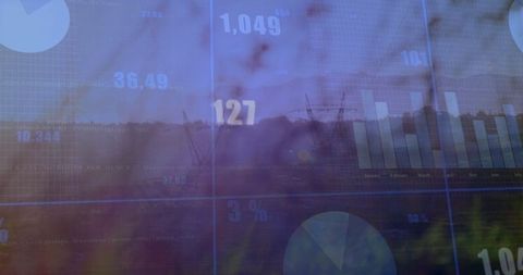 Industrial technology and data visualization overlay