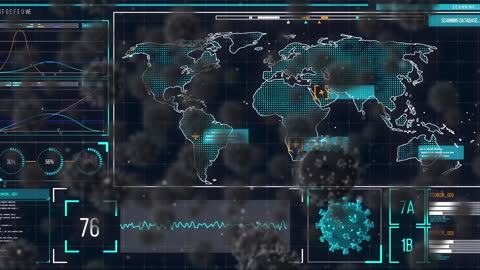 Data Processing with Digital Virus Animation in Global Analysis