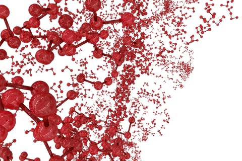 red molecular structures on transparent background for science - Download Free Stock Videos Pikwizard.com
