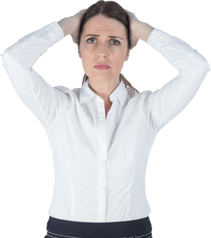 transparent background: woman facing stress anthology - Download Free Stock Videos Pikwizard.com