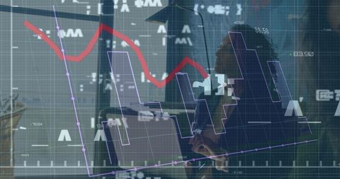 Financial Analysis with Diverse Team in Office Stock Graphs - Download Free Stock Images Pikwizard.com