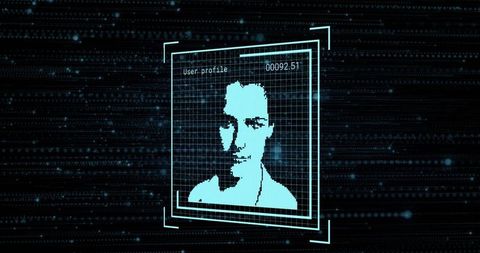 digital user profile in cyber security matrix - Download Free Stock Images Pikwizard.com