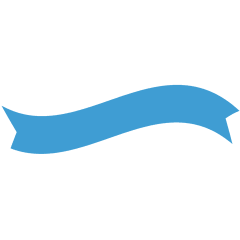 Blue Ribbon Banner on Transparent Background, Vector Graphics - Download Free Stock Videos Pikwizard.com