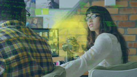 Modern Business Interaction with Global Digital Overlay