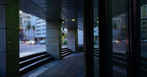 Urban Cityscape with Modern Architecture Under Colonnade - Download Free Stock Images Pikwizard.com