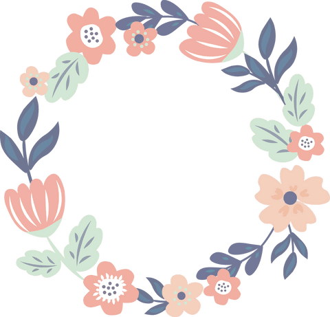 Colorful Floral Ring with Leaves on Transparent Background - Download Free Stock Videos Pikwizard.com