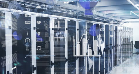 Data Flow in Network of Computer Servers