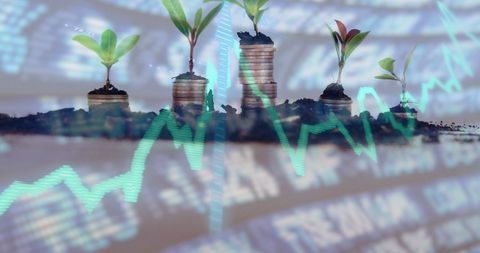 Growing Investments with Technology Insights Concept