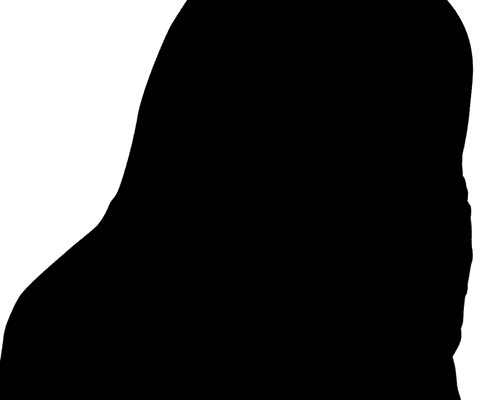 Silhouette of Woman Engaged in Fitness on Transparent Background