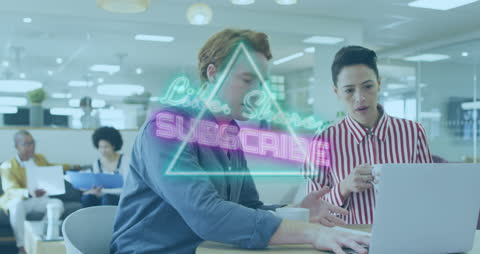 Creative Team Discussing Ideas in Modern Office Workspace