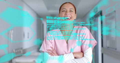 Innovative Healthcare Technology with Confident Female Nurse - Download Free Stock Images Pikwizard.com