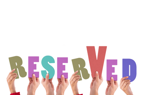 Hands Holding Colorful Transparent Reserved Sign - Download Free Stock Videos Pikwizard.com