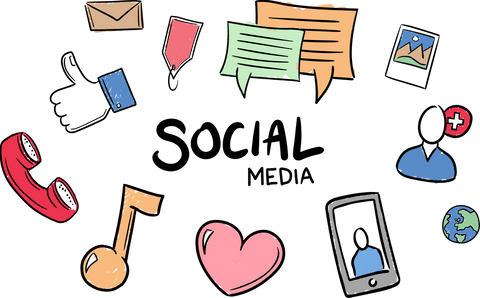 Transparent Illustration of Social Media Text with Communicative Symbols - Download Free Stock Videos Pikwizard.com