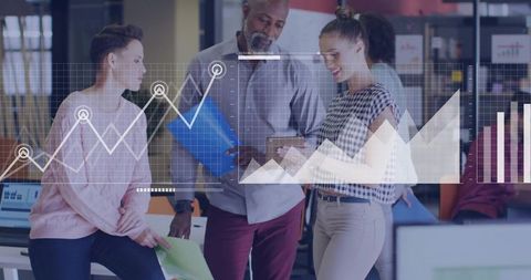Collaborating over data visualizations with tablet, charts and analytics in open office