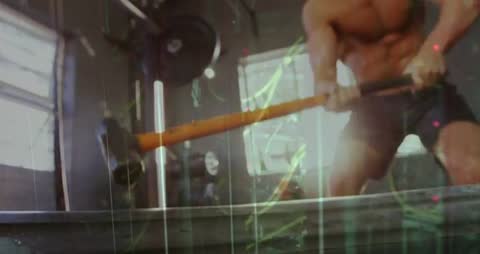 Dynamic Fitness Training with Sledgehammer in Urban Setting