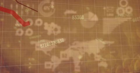 Global data processing with digital diagrams and map overlay
