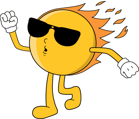 cheerful sun character marching on transparent background - Download Free Stock Videos Pikwizard.com