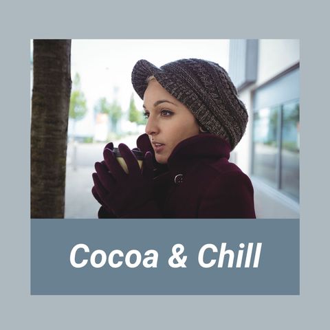 woman bundled in winter clothes holding cup outdoors - Download Free Stock Templates Pikwizard.com