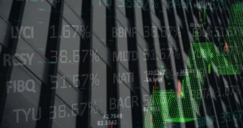 Abstract Financial Chart in Urban Setting - Download Free Stock Images Pikwizard.com