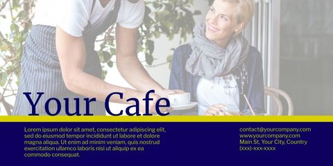 Inviting Café Ambiance with Welcoming Customer Service - Download Free Stock Templates Pikwizard.com