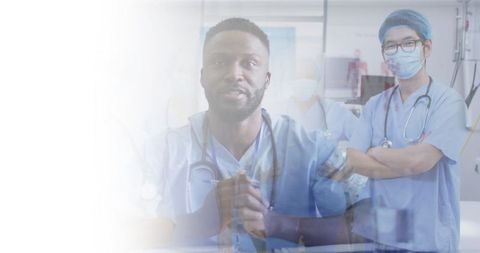 Tech-Savvy Healthcare Team in Virtual Consultation Setting