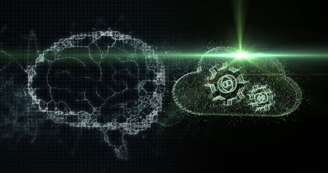 Digital Brain and Cloud Computing Concept - Download Free Stock Images Pikwizard.com