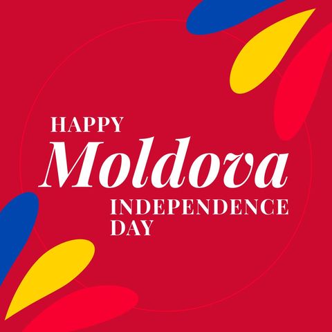 Moldova Independence Day Celebration Design in Vibrant Colors - Download Free Stock Templates Pikwizard.com