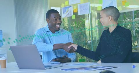 Collaborative Business Meeting with Digital Financial Interface