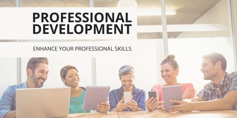 Diverse Professionals Using Digital Devices for Career Growth - Download Free Stock Templates Pikwizard.com