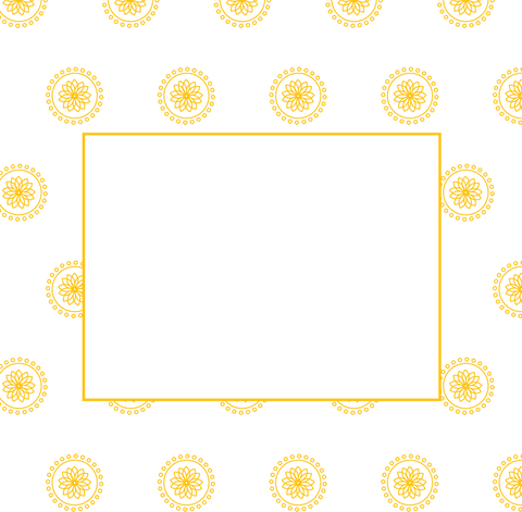 Transparent Card with Yellow Rosettes and Rectangle Copy Space - Download Free Stock Videos Pikwizard.com