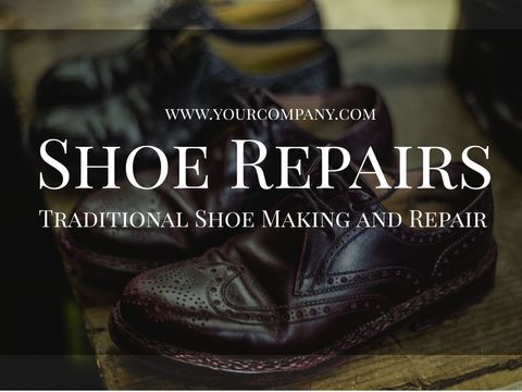 traditional leather shoe with vintage charm for shoe repair promotion - Download Free Stock Templates Pikwizard.com