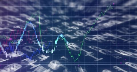 Abstract Stock Market Data with Graphs and Numbers - Download Free Stock Images Pikwizard.com