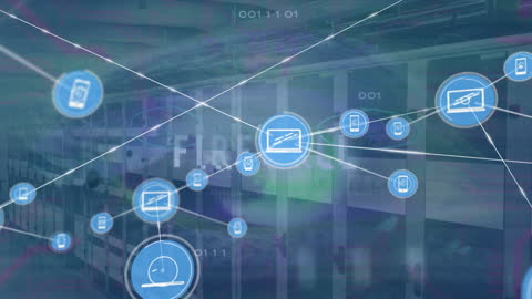 Virtual Network Connections in a Modern Server Room