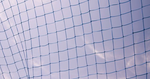 Closeup of Safety Net with Blue Sky Background - Download Free Stock Images Pikwizard.com