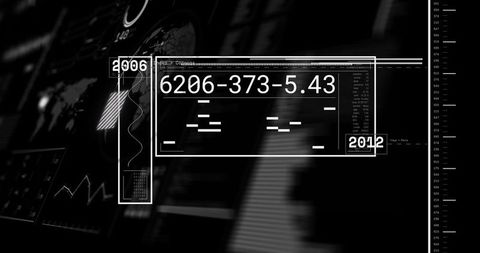 Digital Data Processing and Global Connections Analysis - Download Free Stock Images Pikwizard.com