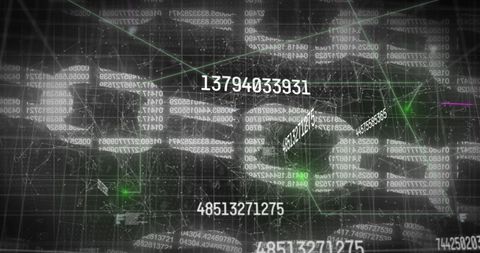 Abstract Digital Interface with Binary Code and World Map Concept - Download Free Stock Images Pikwizard.com