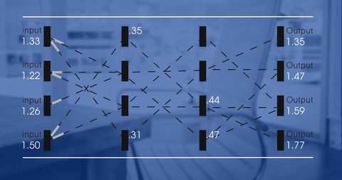 Data Flow and Processing Virtual Interface Over Workstation - Download Free Stock Images Pikwizard.com