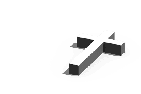 floating transparent white cross against dark background - Download Free Stock Videos Pikwizard.com