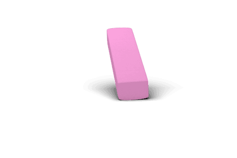 pink rectangular eraser isolated on transparent background - Download Free Stock Videos Pikwizard.com