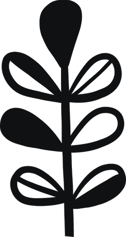 minimalist abstract plant silhouette on transparent background - Download Free Stock Videos Pikwizard.com