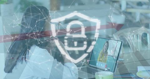 Cybersecurity protection for online business communication