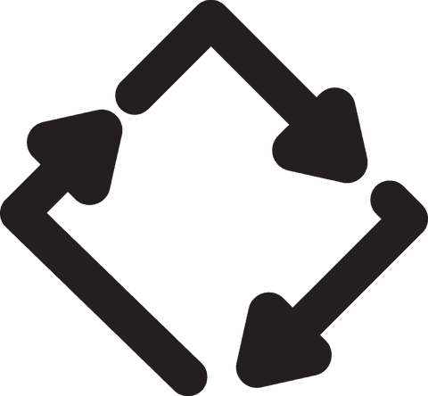 transparent circulation diamond shaped arrows symbol - Download Free Stock Videos Pikwizard.com