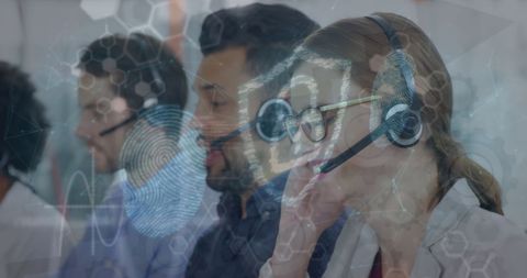 Call Center Agents Digital Overlays Secure Networking