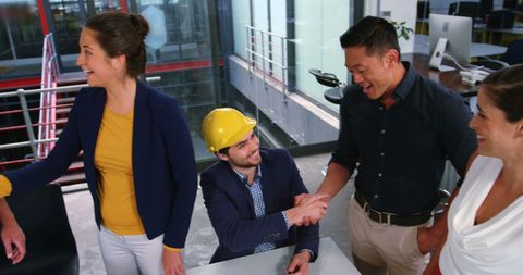 Business Professionals Shaking Hands for Success - Download Free Stock Images Pikwizard.com