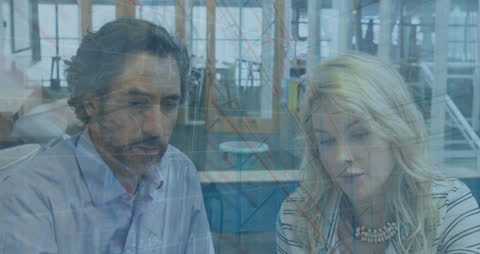 Innovative Data Analysis Concept with Diverse Business Team