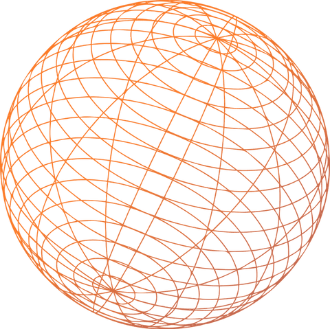 3D Transparent Geometric Wireframe Sphere on Transparent Background - Download Free Stock Videos Pikwizard.com