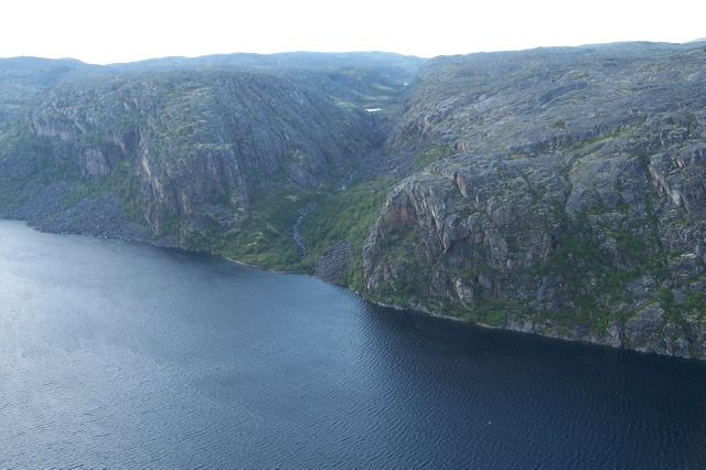 Scenic Aerial View of Picturesque Fjord with Rugged Cliffs - Download Free Stock Images Pikwizard.com